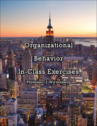 Organizational Behavior Class Exercises (Wirtenberg) Section 41