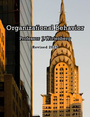 Organizational Behavior, Revised 2025 (Wirtenberg) paperback