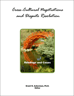 Cross-Cultural Negotiations and Dispute Resolution (paperback)